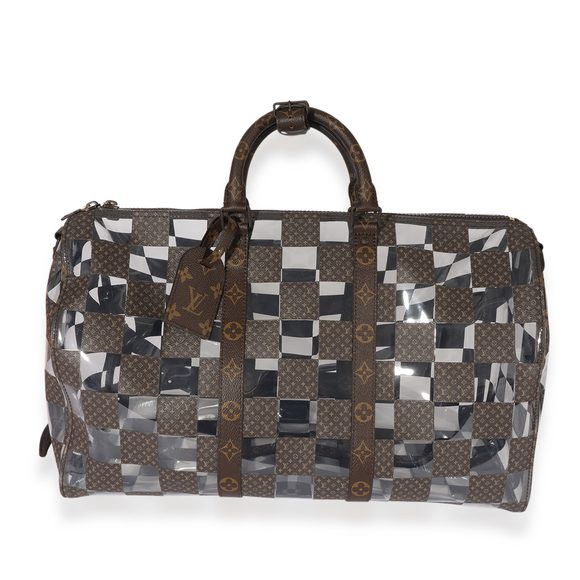 Louis Vuitton Monogram Chess Keepall Bandouliere 50 - Picture 1 of 8